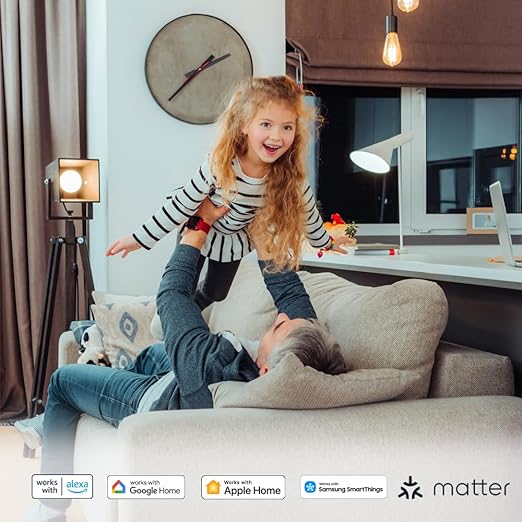 Leviton Decora Smart Switch, Wi-Fi 2nd Gen, Neutral Wire Required, Works with Matter, My Leviton, Alexa, Google Assistant, Apple Home/Siri & Wired or Wire-Free 3-Way, D215S-1RW, White