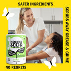 Molly's Suds Sink and All Purpose SCRUB | Gently Removes Stains, Scrubs Away Grease & Gime, Buffs out Scratches | Plant and Mineral Based | 2 Pack, Citrus Scent