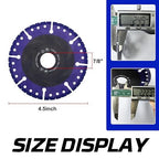 YIJING 4-1/2 Inch Metal Diamond Cutting Blade,Diamond Blade for Metal,Steel,Sheet Metal,Angle Iron,Stainless Steel