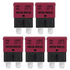 GLOSO Circuit Breakers E37 Auto (T1) Reset Low Profile ATC/ATO - (10A - 5 Pack)