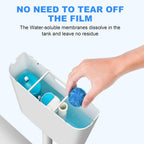 CHMI 100 Pack Toilet Bowl Cleaner Tablets, Long-lasting Bathroom Toilet Tank Cleaner.(Blue)