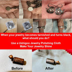 50pcs Jewelry Cleaning Cloth Polishing Cloth for Sterling Silver Gold Platinum Small Polish Cloth (3" x 3")