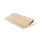 1' Wide x Nominal 8' High x 5/16' Thick Unfinished Solid Maple FlexibleTambour Sheet with 3/4" Half Round Grooves