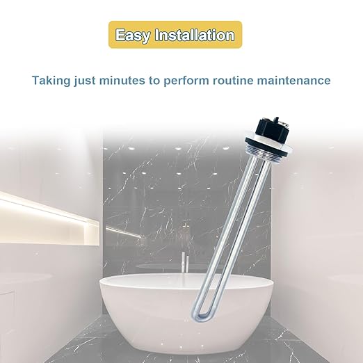 Upgraded 1500W 120V Camco Water Heater Element, fit for AO Smith, Bradford White, Rheem, Richmond Electric Tankless Heater Element, for RV, Campers, Replacement 02463 02462