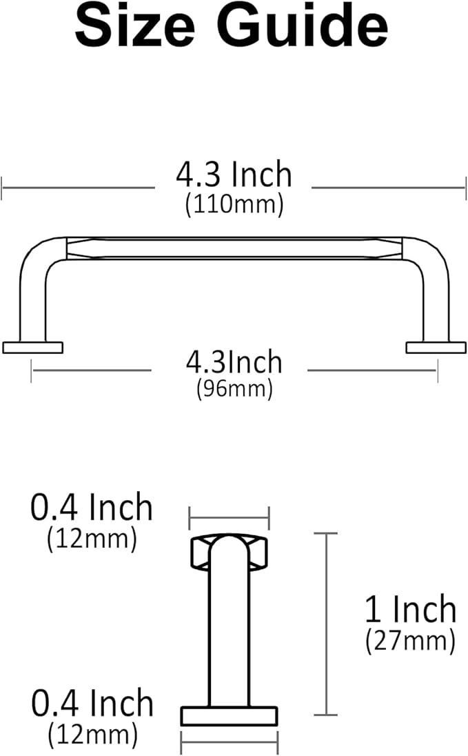 Alzassbg 10 Pack Brushed Gold Cabinet Handles, 3-3/4 Inch(96mm) Hole Centers Arch Modern Cabinet Pulls Kitchen Cabinets Hardware for Cabinets and Drawers AL3503BG