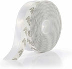 Weather Stripping Door Seal Strip,Door Strip Bottom for Doors Silicone Sealing Sticker Adhesive for Doors and Windows Gaps of Anti-Collision Silicone 5M/16FT (25MM, Transparent)