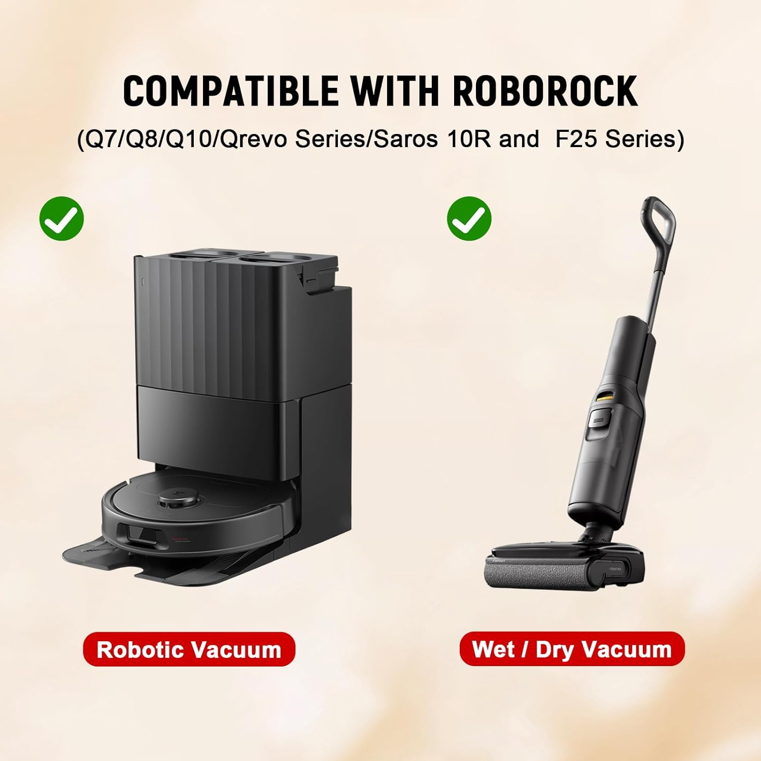 Floor Cleaning Solution Compatible With Roborock Robot Vacuum and Mop Cleaner (Qrevo/Q7/Q10/Saros 10R), Deep Cleans For Multiple Hard Floor, Suitable for All Robot Vacuum With Mopping (Original)