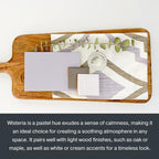 Country Chic All-in-One Chalk Paint for Furniture, Cabinets, Home Decor, Eco-Friendly, Matte Finish, Built-In Primer & Top Coat for Wood, Metal - Wisteria (Light Purple) - 4 oz (118 ml)