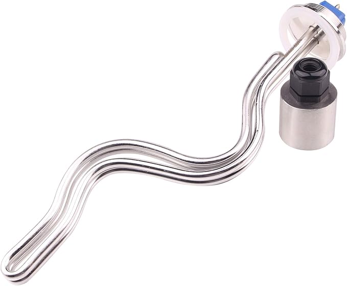 DERNORD 2 Inch (OD64) Tri-clamp Ripple Heating Element Electric Water Heater 6500W 240V