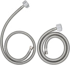 (60pcs 12 inch) PLUMBINGMASTER Toilet Water Supply Line,Toilet Connector Hose with Anti-Leaking Brass Nut