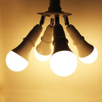 DiCUNO 3 in 1 E26 Light Socket Splitter Adapter, Standard Base LED Bulb Converter, 360 Degrees Adjustable 180 Degree Bendable, 3 Way Bulbs Socket Holder