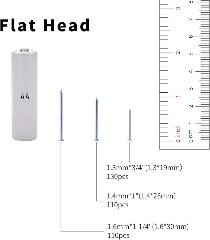 650pcs Nail Assortment Kit, Small Nails, Nails, Nails for Hanging Pictures, Picture Hanging Nails, Finishing Nails, Hanging Nails, Picture Nails, Wall Nails for Hanging, Pin Nails