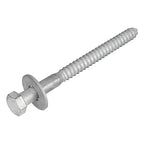 3/8 x 4-1/2 (50 Pack) Lag Screw Kit, 50 Screws and 50 washers, Hot Dip Galvanized, Meets ASME B18.2.1 Industrial/Commercial Grade by Makers Bolt