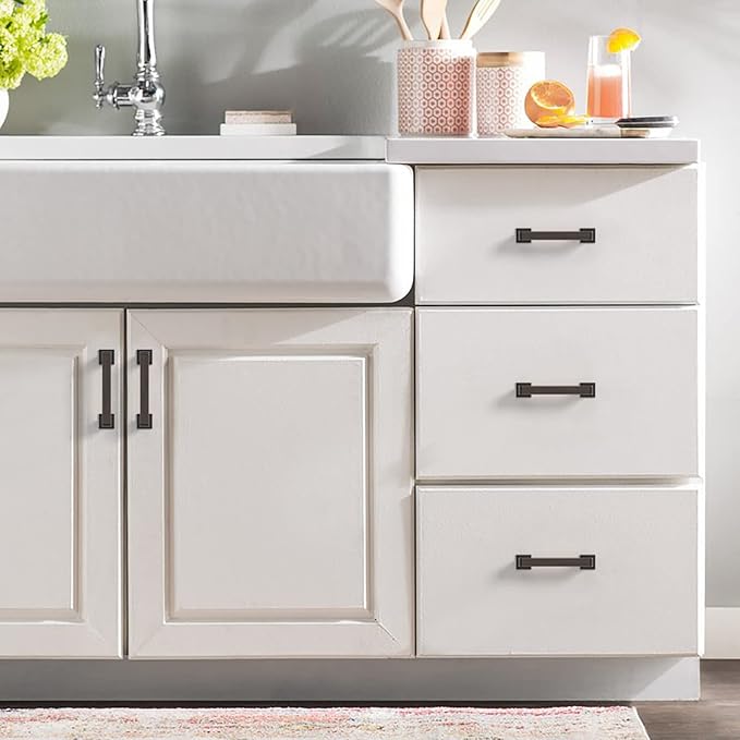 6 Pack 3 Inch Cabinet Handles Oil Rubbed Bronze Cabinet Pulls Kitchen Cabinet Handles Kitchen Cabinet Hardware Kitchen Handles for Cabinets