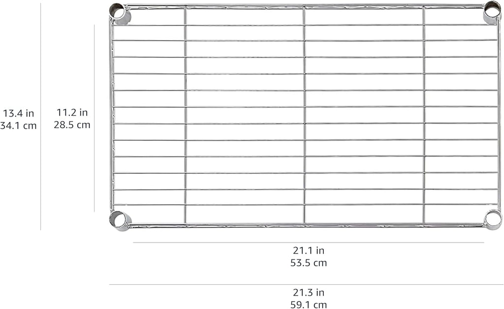 Amazon Basics Foldable Portable Laundry Drying Rack for Indoor Air Drying Clothing, 14.5 x 29.5 x 41.8 inches (LxWxH), Chrome Silver