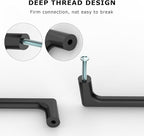 10 Pack Matte Black Cabinet Pulls 7.5 Inch Kitchen Cabinet Handles Cabinet Hardware Kitchen Handles for Cabinets Cupboard Handles Black Dresser Pulls Drawer Handle