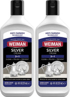 Weiman Silver Polish, 8 ounce Bottles, pack of 2