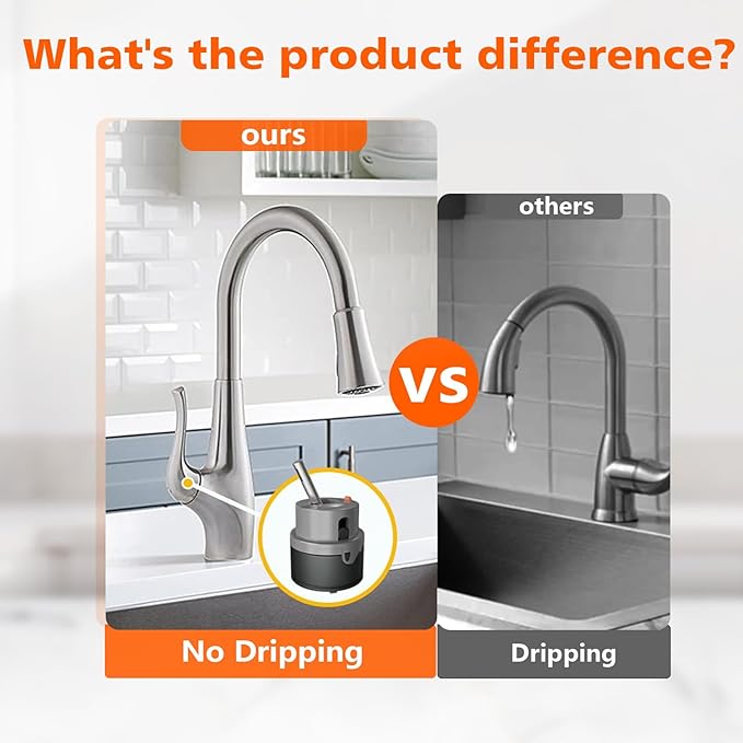 RP50587 Cartridge Valve Replacement for RP50587 Delta Cartridge, Compatible with DST Single Handle Kitchen and Lavatory Faucets - Includes Allen Wrench for Easy Installation