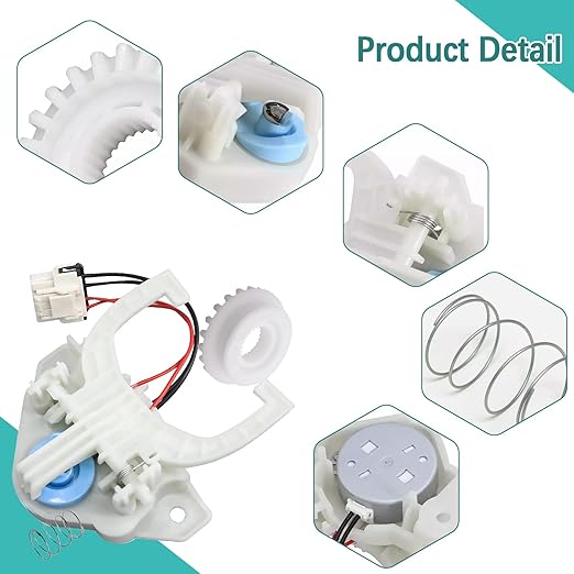 Upgraded WH03X30517 WH05X25036 Washer Mode Shifter Dryer Parts,WH05X24185 Washing Machine Clutch & WH01X24434 Washer Spring Compatible with GE/Hotpoint Clothes Washer Shift Actuator