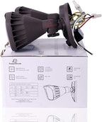 RuggedGrade 20W Turin II Series LED Security Wall Light - Adjustable LED Flood Light - 1,750 Lumens - 5000K Bright White - Bronze Housing - Outdoor LED Light - DLC 5.1 Premium