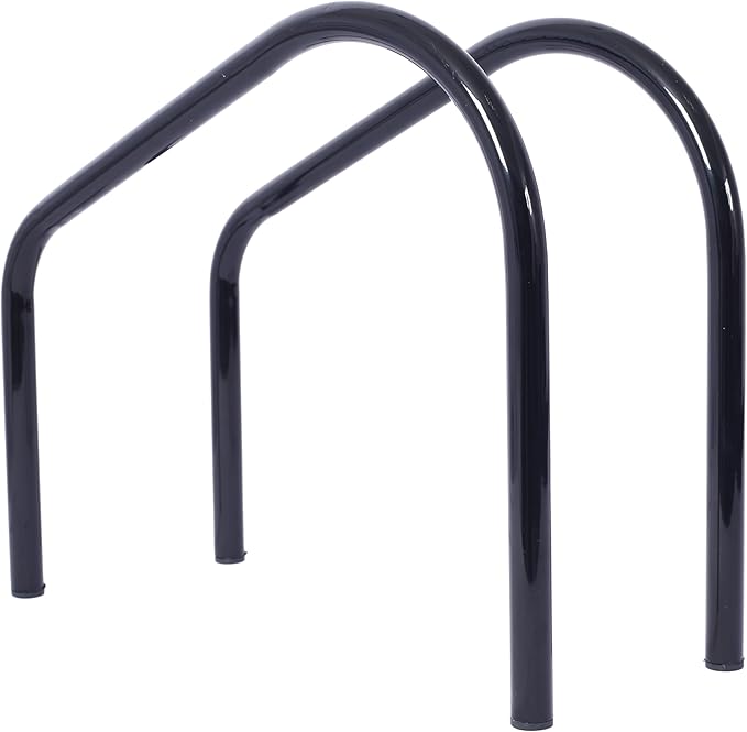 Bike Floor Stand for Indoor Garage Outdoor Parking 22”-28" Wheel Tire Width up to 2.15" Bikes Storage Rack with Mounting Holes for Floor or Wall Mount for 3 Bicycles