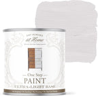 AMY HOWARD AT HOME Chalk-Based One Step Paint for Furniture, Cabinetry, Decor, Finish, and More | No Stripping, Sanding, or Priming | Ultra-Light Base | 16 Ounce | Spa White