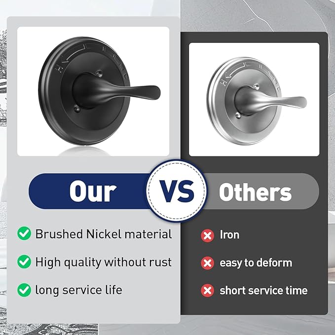 Matte Black Shower Handle T13020-BL- Replacement for Delta Classic 13/14 Series Single-Function Trim Kit, Compatible with Delta R10000 Series Shower Valves(Cartridge Included)