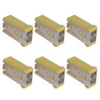 60A 32V Mini Slotted Automotive MCASE Shaped Cartridge Fuse Kit(Pack of 6pcs,60A)