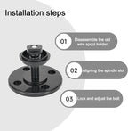 MIG Welding Wire Spool Holder, For 1KG and 5KG Reels Various MIG Welders, ABS Plastic Wire Spool Hub Assembly Replacement, Gas Shield Welder Wire Feeder Disc Shaft Damping
