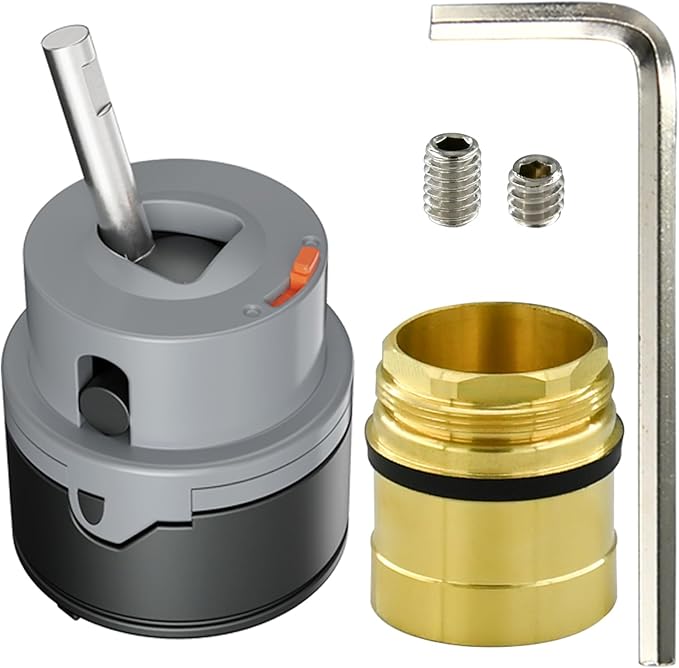 RP50587 Cartridge Replacement for Delta Single Handle Lavatory and Kitchen Faucets with DIAMOND Seal Technology (36mm Motion Cartridge), Includes RP51503 Bonnet Nut and Wrench.