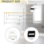 Toilet Handle Replacement,Compatible with American Standard/Mansfield Toilet Tank,Universal Toilet Flush Handle,Front of Toilet Flush Tank Lever Handle,Chrome