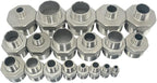2" x 1-1/2" Male Threaded Reducing Nipple Fitting/Adapter,Stainless Steel SS304 NPT Pipe Hex Reducer