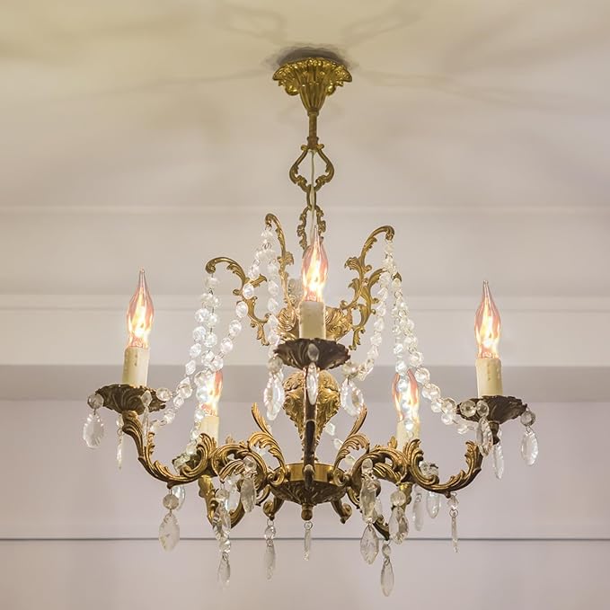 12 Pack C7 Flickering Flame Light Bulbs, Clear E12 Flickering Flame Bulb, Ideal for Christmas & Halloween Candelabra Light Bulbs & String Light Replacement, 1W, 120V