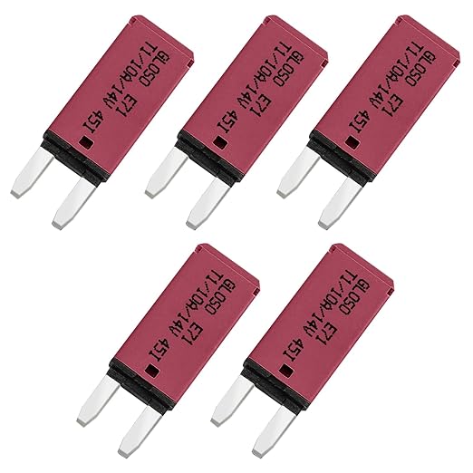 GLOSO Mini ATM Circuit Breakers E71 Auto (T1) Reset (10A, 5 Pack)