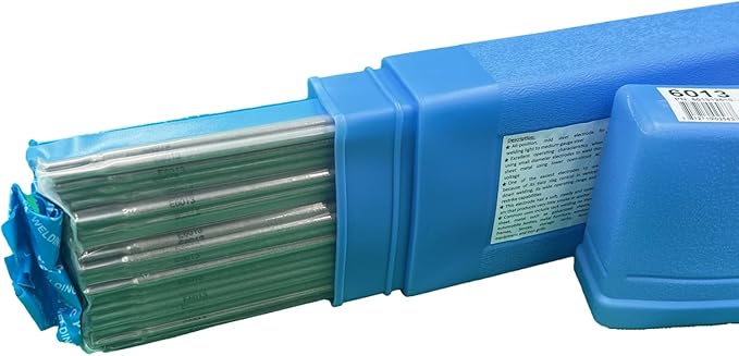 6013 Welding Rod 1/8", E6013 Stick Welding Electrodes 10Lbs with Soft Steady Arc E6013 1/8" (1/8" 10 Pound Box) E6013-125-10