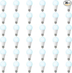 36 Pack A19 LED Bulbs 100W Equivalent, 13W Daylight 5000K LED Light Bulbs, E26 Medium Base, Non-Dimmable, 1500 Lumens, Ideal for Bedroom Living Room