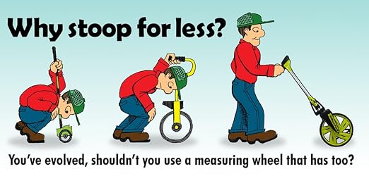 Calculated Industries #6575 DigiRoller Plus III 12.5 Inch Estimators Electronic Distance Measuring Wheel with Large Backlit Digital Display; Measure in Feet, Inches, Meters, Yards; FREE Carrying Pack