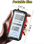 2026 USB Rechargeable Digital Multimeter, 6000 Counts Large Color Screen & Backlight, FS899L Smart multimeter Automatic Tester for Home Automotive Industrial Applications Electrical Issues