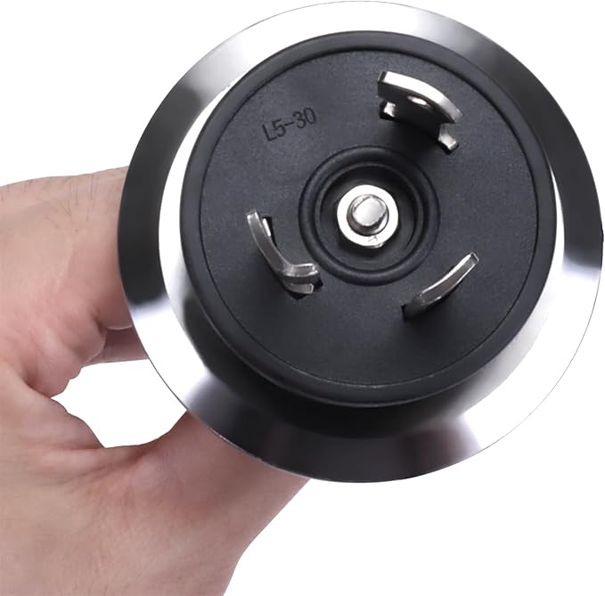 DERNORD 120V 1500W Tri-clamp Foldback Heating Element Stainless Steel Immersion Water Heater with 3-Wire Electrical Locking Plug (2 Inch Tri clamp)