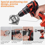 BAUSATZ Rotary Cutter for Fabric & Leather, Handheld Fabric Leather Cutting Tool, Electric Cutter Fabric Cutting Machine Hand Electric Drill