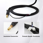 MIG Welding Gun Magnum 100L K530-5 Torch 100Amp 10ft Replacement for Lincoln Magnum 100L K530-5 with Female Spade Terminals