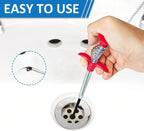 Drain Snake Hair Drain Clog Remover Tool, Sink Cleaner for Toilet Sewer Shower Kitchen Bathroom Tub Clogged Opener Cleaning Tool (35.5 Inch)