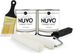 Nuvo Hearthstone Cabinet Makeover Kit - Easy DIY 7-Piece Set, Versatile Greige, Long-Lasting Finish