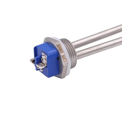 DERNORD 120V 1000W Immersion Water Heater Submersible Heating Element Heater Element with 1 Inch NPT Fitting