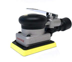 AirVANTAGE Industrial-Grade Orbital Pneumatic 3" x 4" Jitterbug Air Sheet Sander With 1" Diameter Central-Vacuum, 1/4 in. NPT Air Inlet (CV: PSA Vinyl)