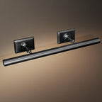 Picture Light, 30in Hardwired Picture Lights for Wall, Dimmable Poster Paintings Frames Light, Brass 4 Lighting Wall Sconces for Art Display Gallery Bathroom Living-Included Bulbs(Black)