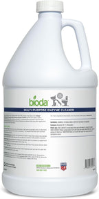 Bioda Multi-Purpose Probiotic Enzyme Cleaner and Deodorizer | Professional Strength | Trash Can Deodorizer, Pet Stains and Odors, Drains, Floors, Bathrooms, Toilets | Made in USA | 1 Gallon