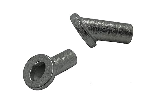 Cable Railing Stainless Steel 45-Degree Protector Sleeves for Wood Posts for 1/8" or 5/32" Cables (Lot of 500)