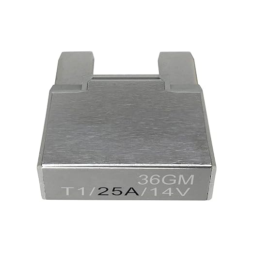 25 Amp Maxi Blade Circuit Breaker Fuse, Auto Reset, for Automotive, Marine, Truck (25A, 1 Pack)