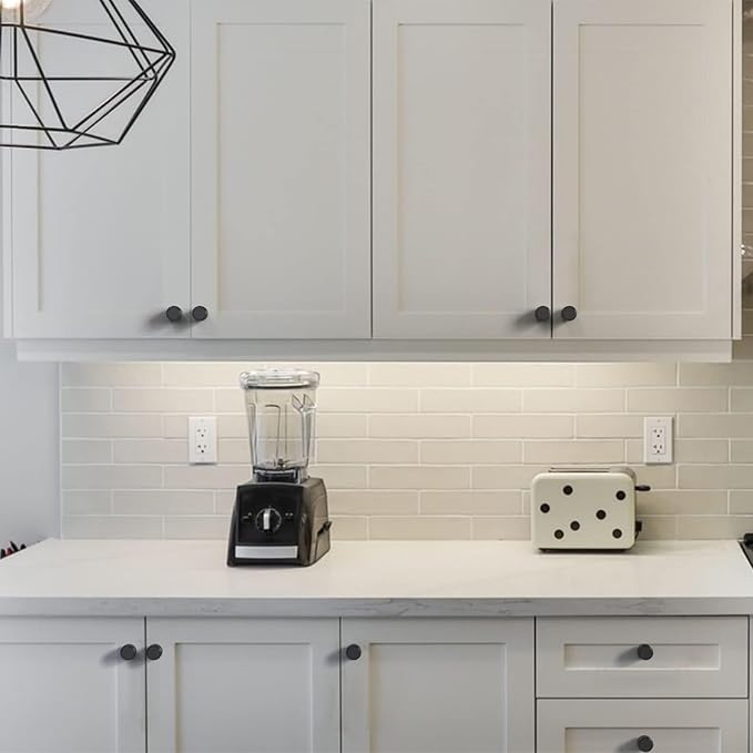 Amerdeco 30 Pack Matte Black Knurled Cabinet Knobs Kitchen Cabinet Pulls for Drawer Dresser, Cupboard and Wardrobe ZH0031